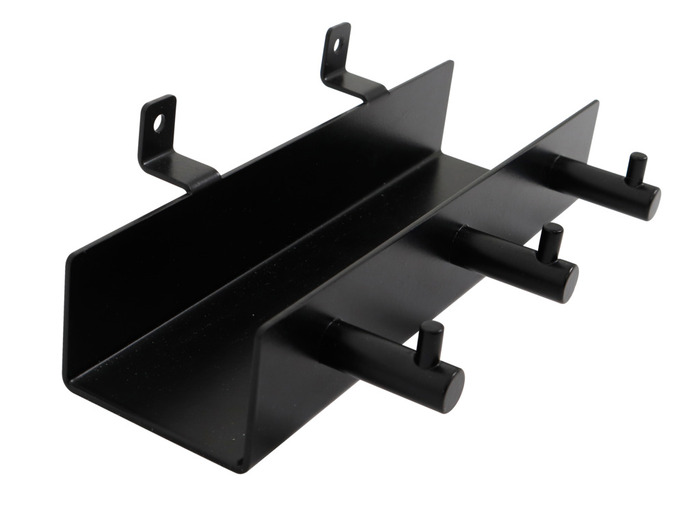 Hylla m/krokar Akustikpanel Svart Home>it